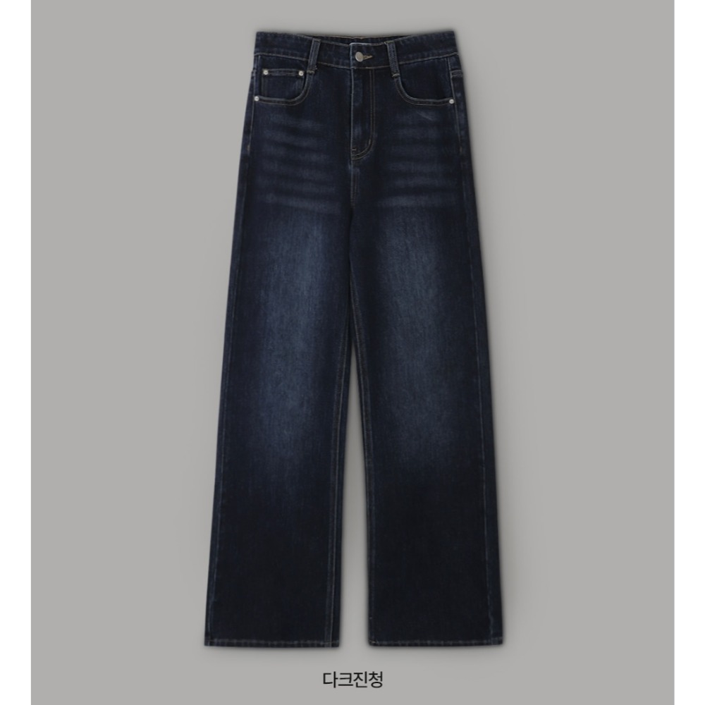 🍂 秋季經典版型彈力腰圍直筒褲 pants （ slowand 自訂款 ） 牛仔褲 長褲 高腰 寬管 寬鬆-規格圖11