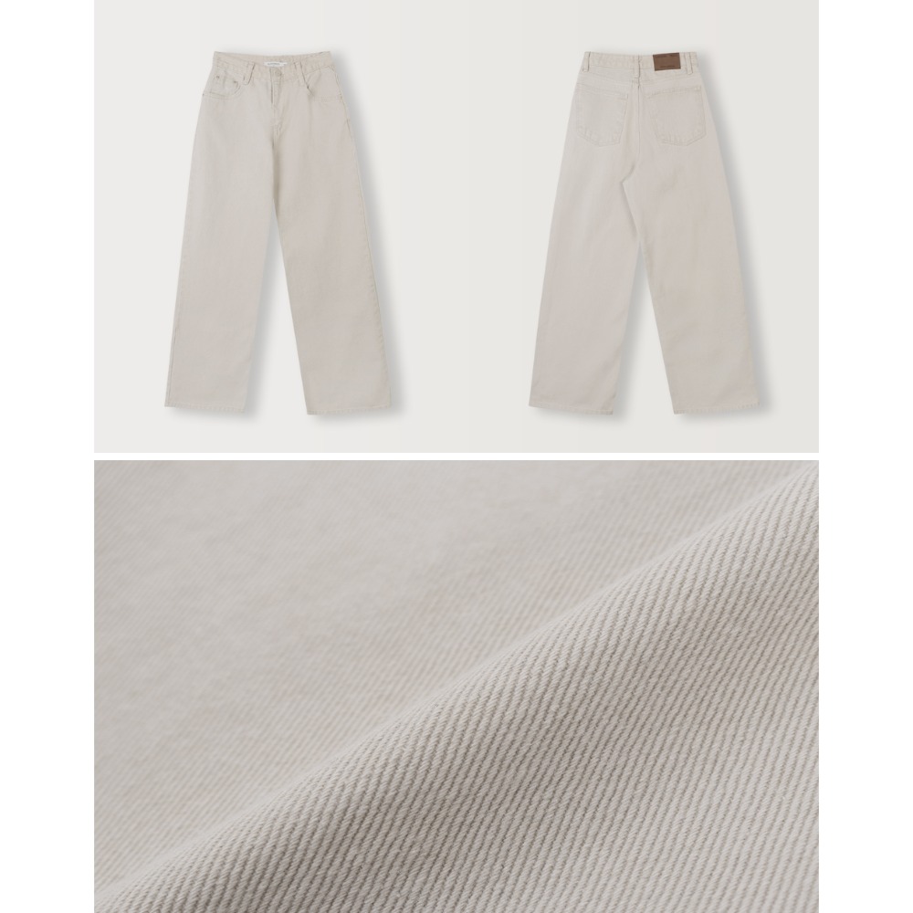 2種褲長✿ 正韓製More鹽灰色寬鬆牛仔褲 pants ( slowand 自訂款 ) 長褲 寬管 寬褲 落地褲-規格圖11