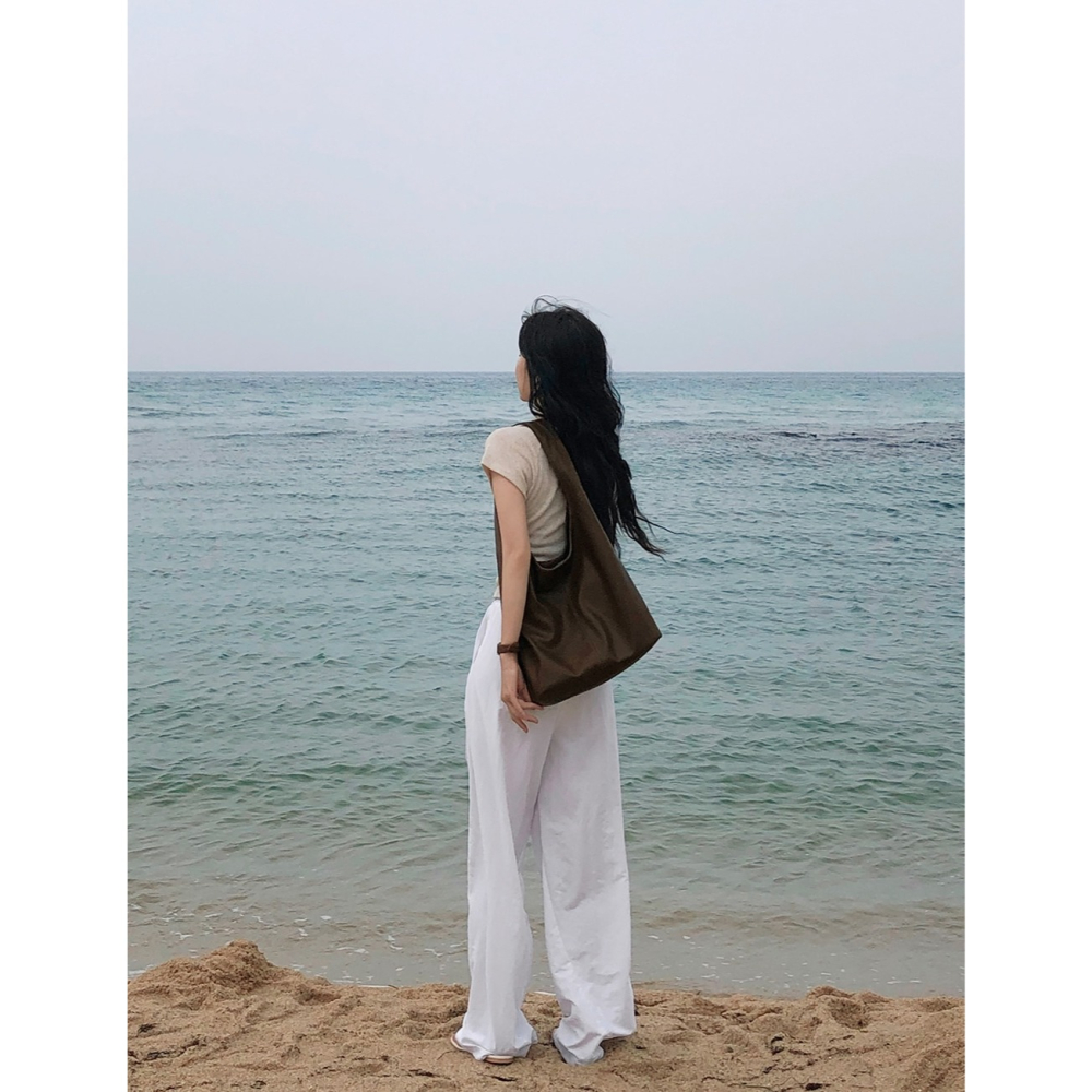 #LENTO. Modern Shape Leather Bag 復古感手提單肩包 / slowand 自訂款 側背包-細節圖9