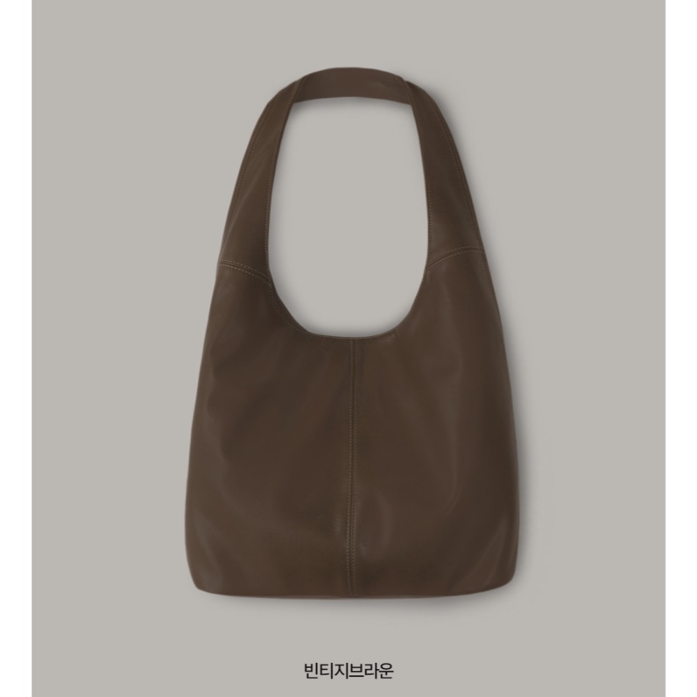 #LENTO. Modern Shape Leather Bag 復古感手提單肩包 / slowand 自訂款 側背包-規格圖1