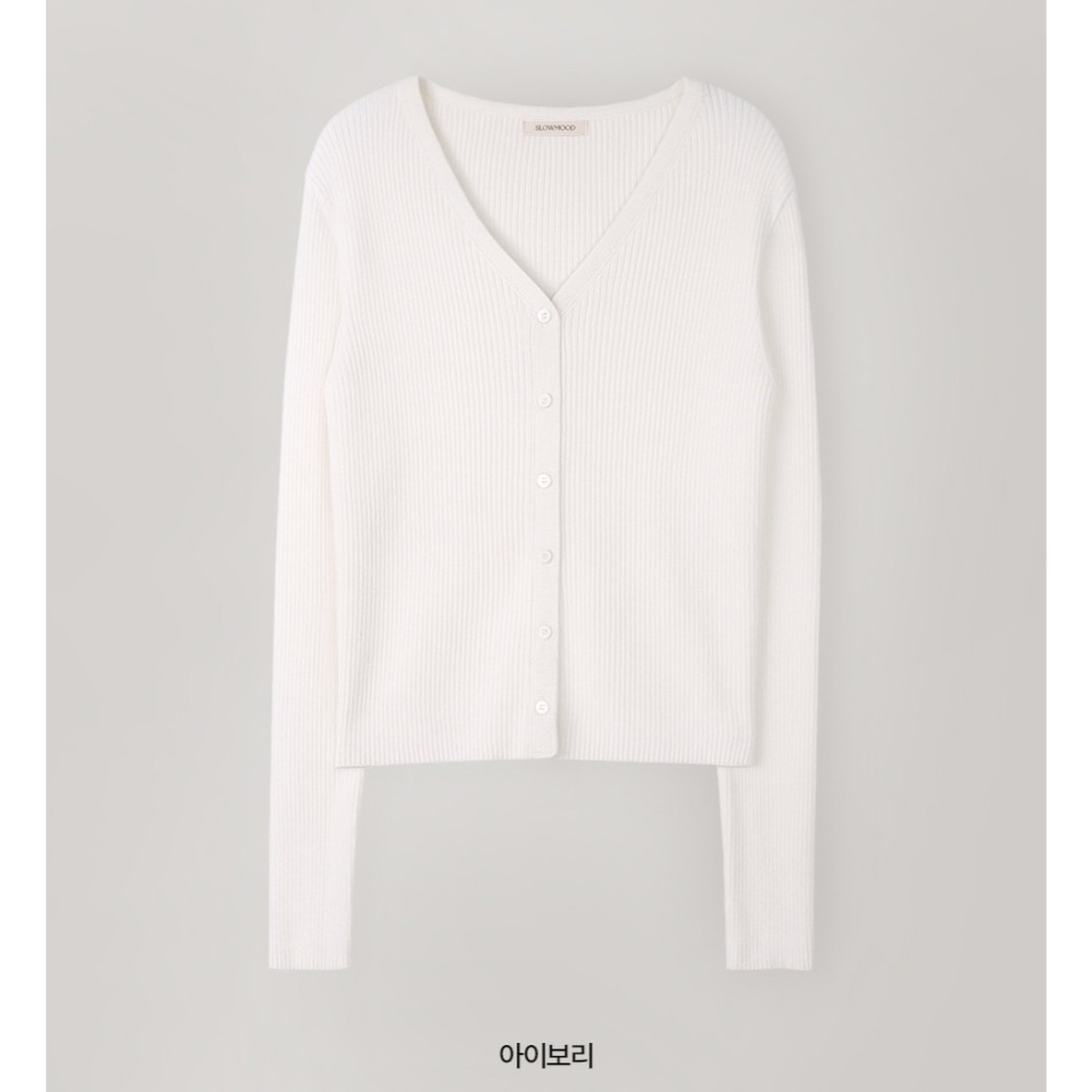不走光推薦✿ 正韓製羅紋針織鈕扣開襟衫 cardigan 5色 ( slowand 自訂款 ) 長袖 外套 罩衫-規格圖11