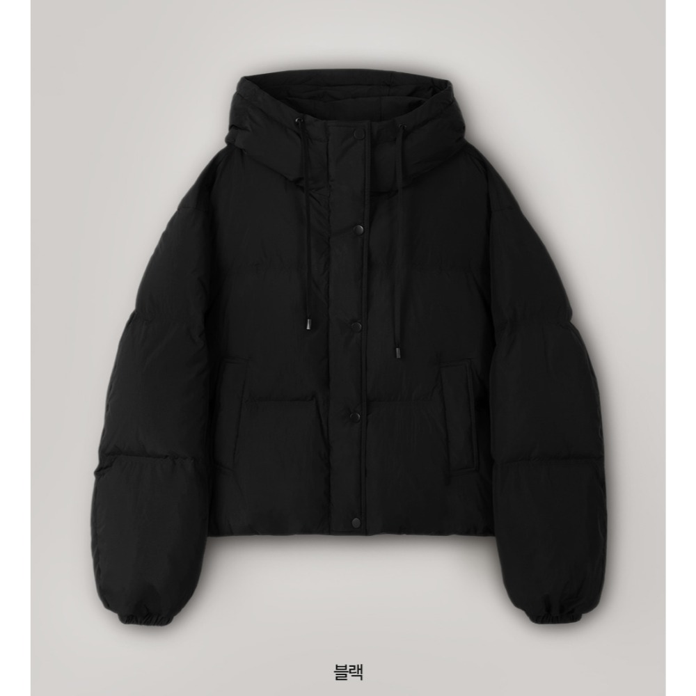 限量販售 輕量推薦🌙 100%鴨絨高領連帽羽絨外套 padding 3色 엔디브 하이넥 패딩-規格圖11