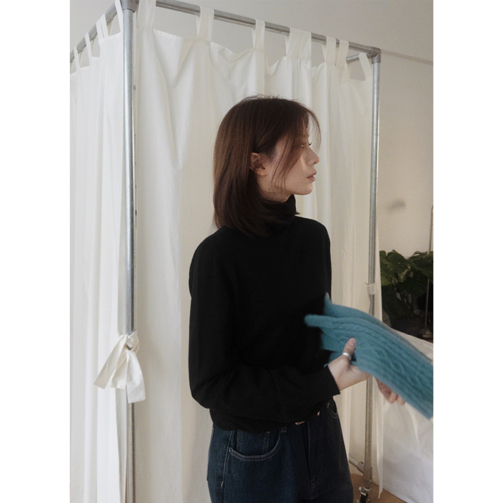 極致柔軟高領針織上衣 knit 7色 / 앤드 소프트 터틀넥니트-細節圖4