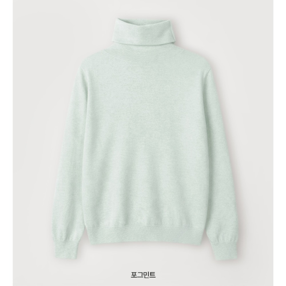 極致柔軟高領針織上衣 knit 7色 / 앤드 소프트 터틀넥니트-規格圖11