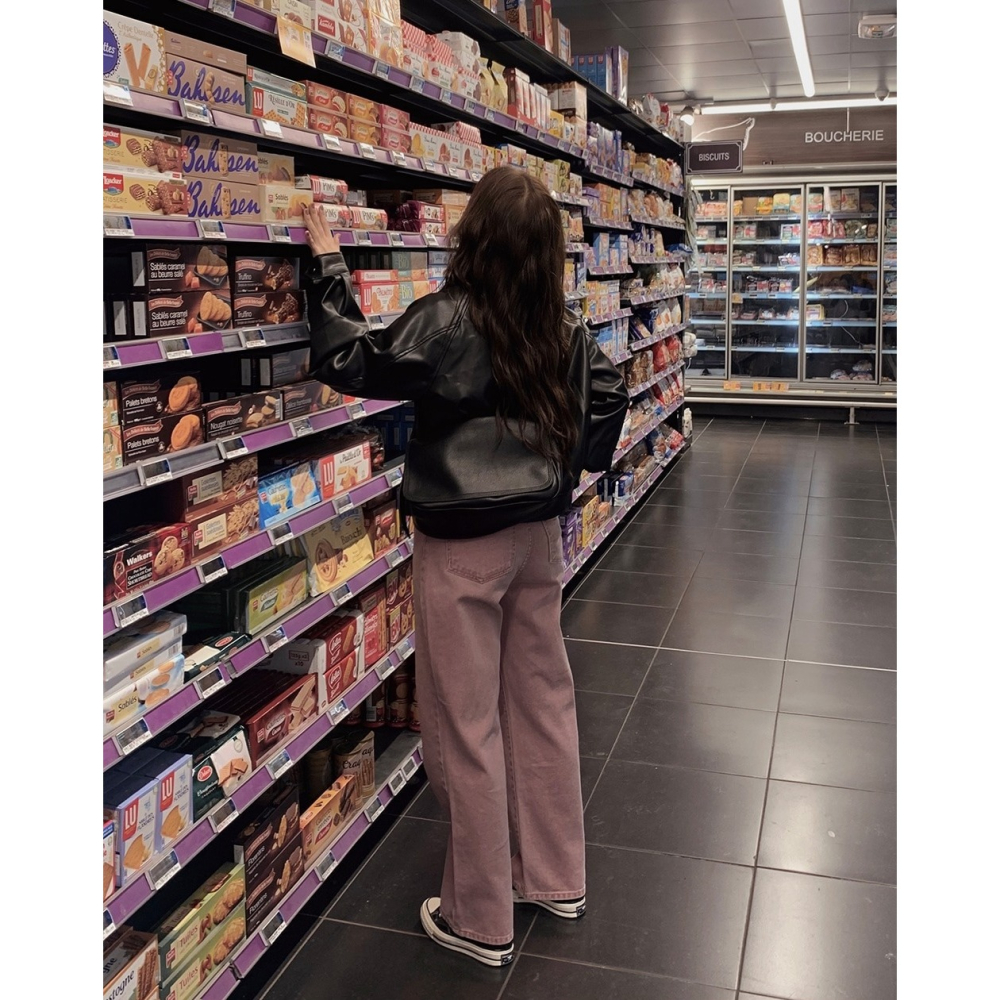 正韓製Today系列柔霧粉牛仔褲 pants / slowand 투데이 뮤트핑크 다잉데님팬츠-細節圖11