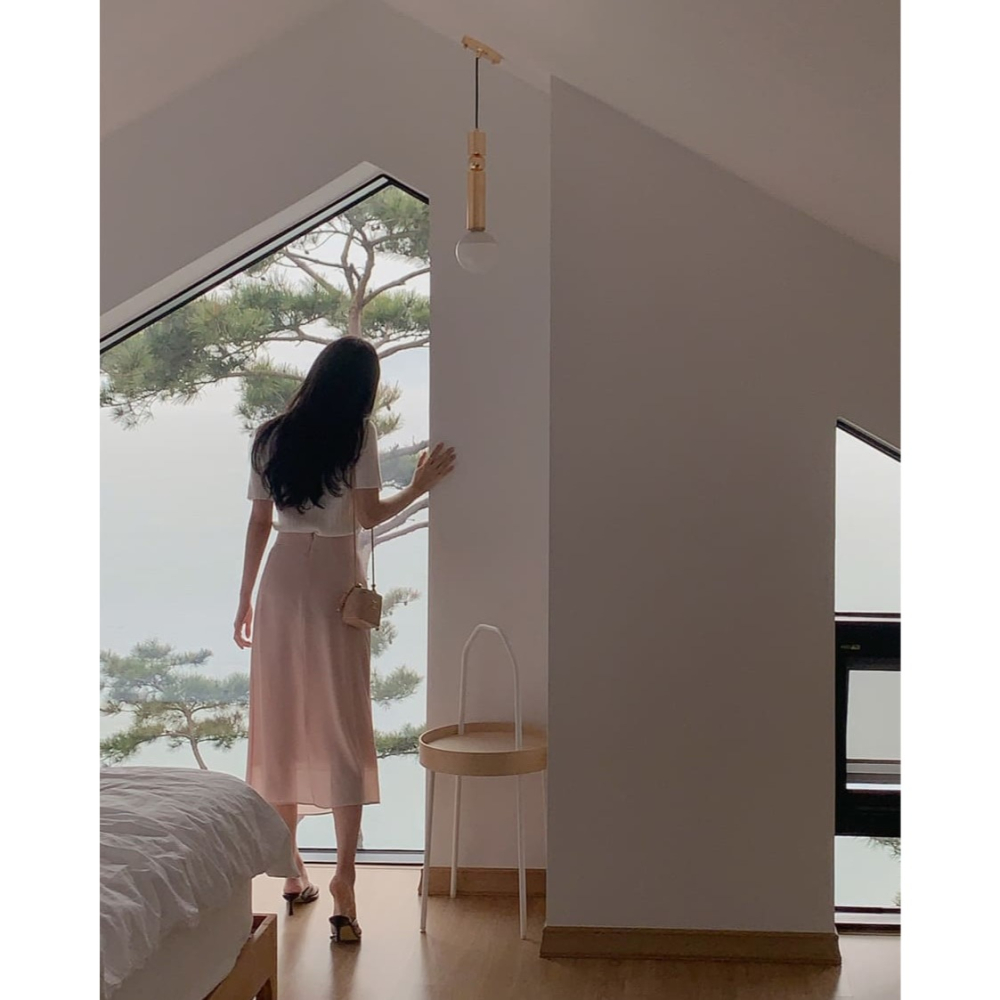 正韓製飄逸線條魚尾裙 cherrykoko 로아 머메이드 스커트-細節圖6