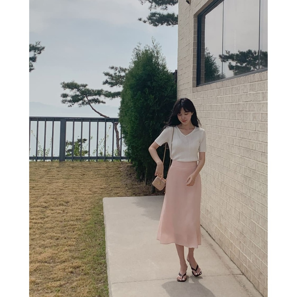 正韓製飄逸線條魚尾裙 cherrykoko 로아 머메이드 스커트-細節圖8