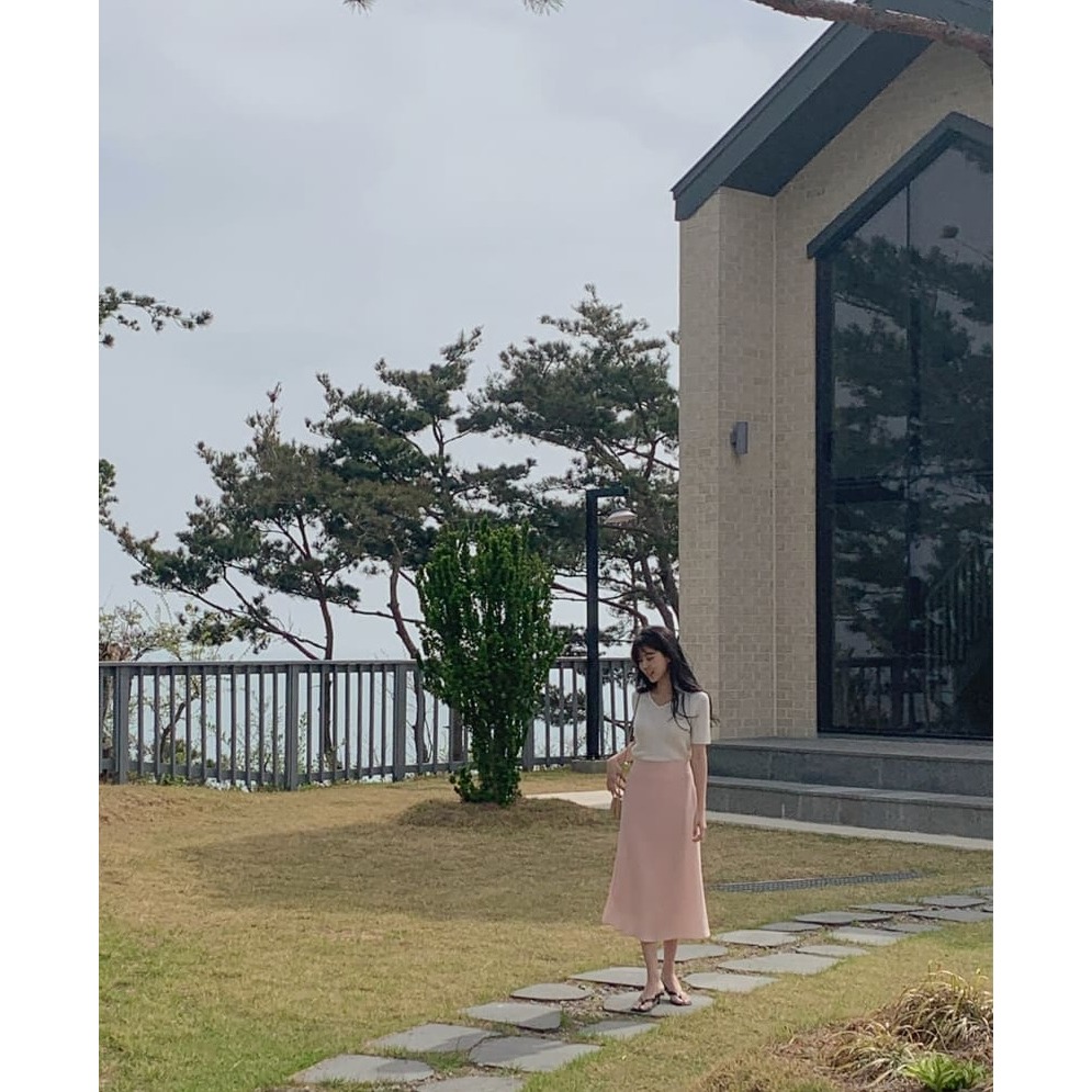 正韓製飄逸線條魚尾裙 cherrykoko 로아 머메이드 스커트-細節圖9