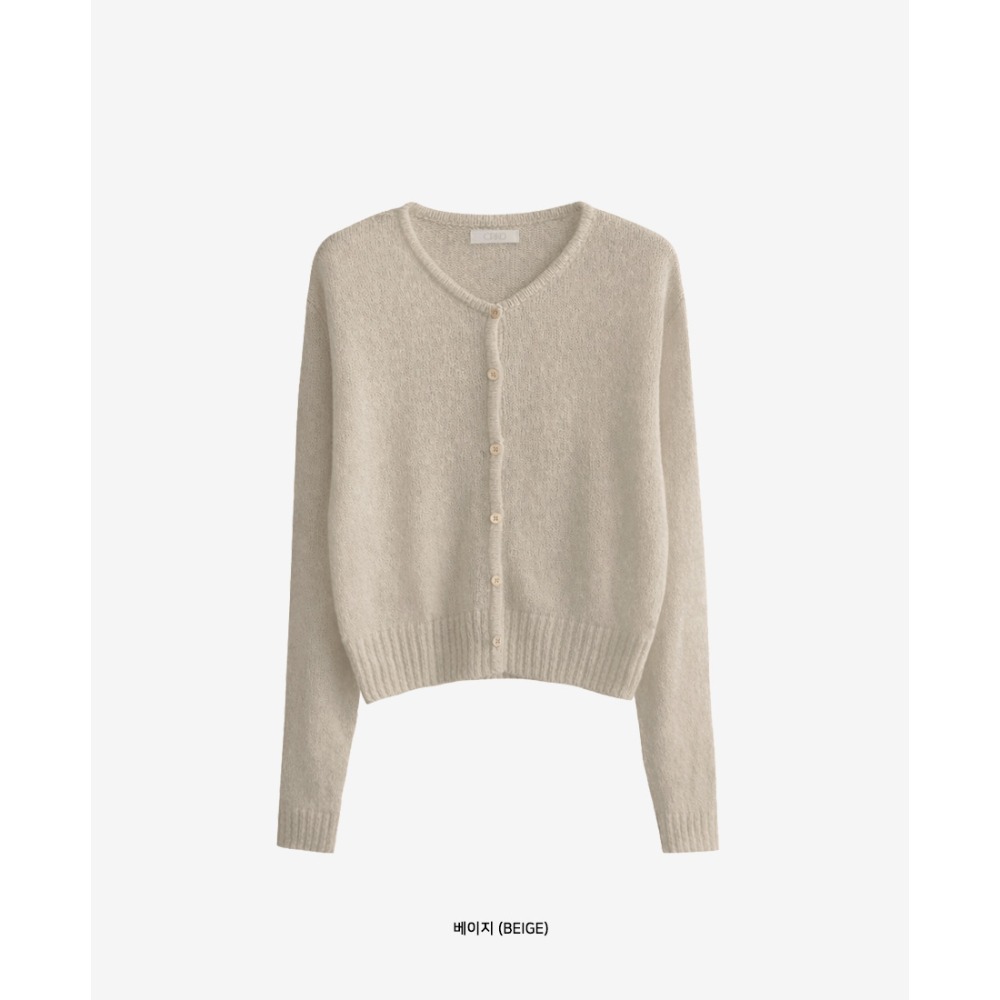 正韓製蓬鬆感微透膚針織外套 cardigan 3色 / cherrykoko 그릭 모헤어 가디건-規格圖11