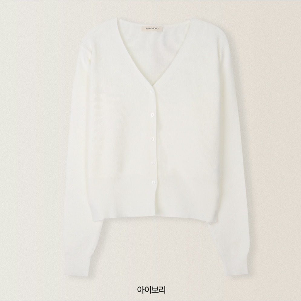 修身款可機洗針織外套 cardigan 9色 / slowand 워셔블 여리핏 골지가디건-規格圖8