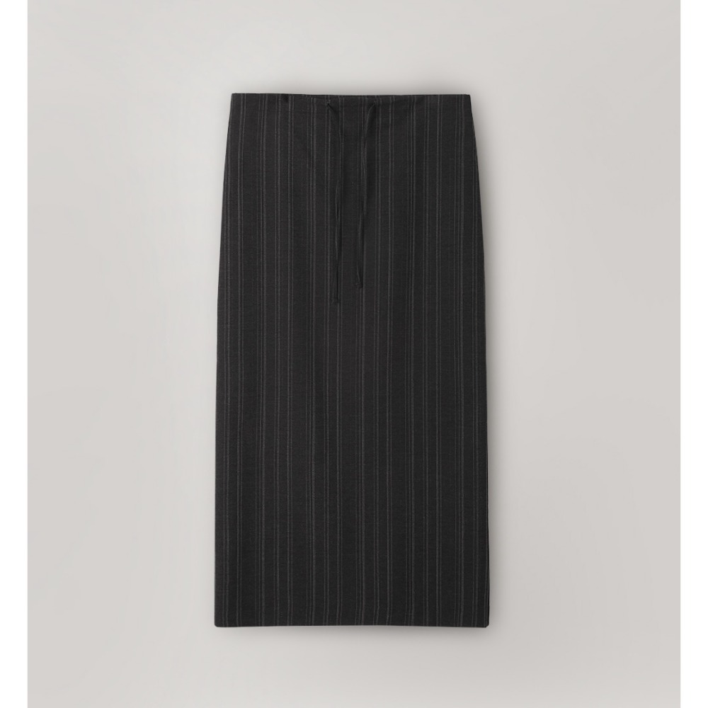 正韓製條紋襯衫半身長裙套裝 two piece 2色 / slowand 애쉬무드 스트라이프 셔츠 & 스커트 투피스-規格圖11