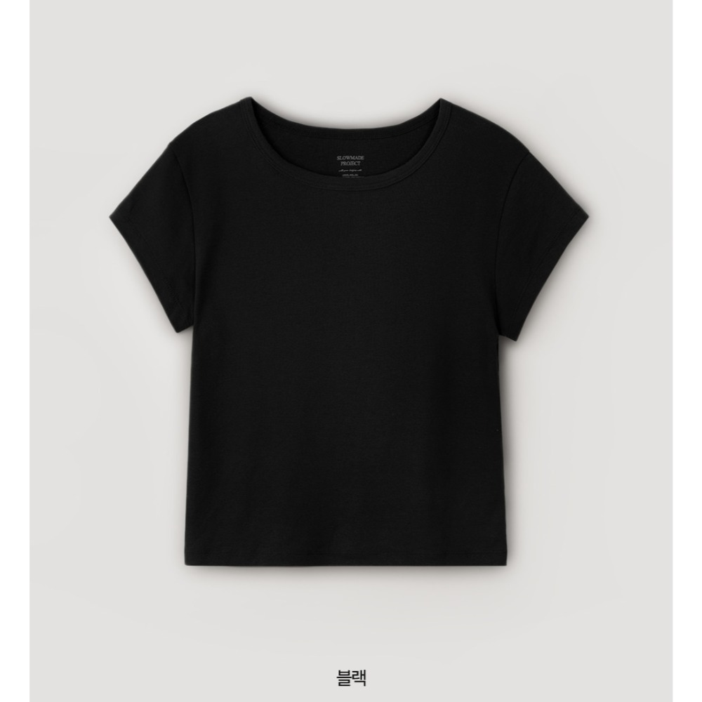 正韓製標準答案短袖上衣 tee 10色 / slowand 랄프 베이직 코튼티셔츠-規格圖11