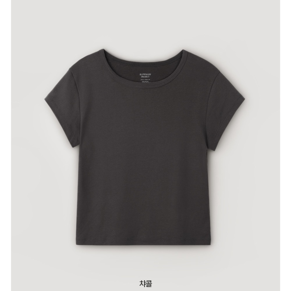 正韓製標準答案短袖上衣 tee 10色 / slowand 랄프 베이직 코튼티셔츠-規格圖11