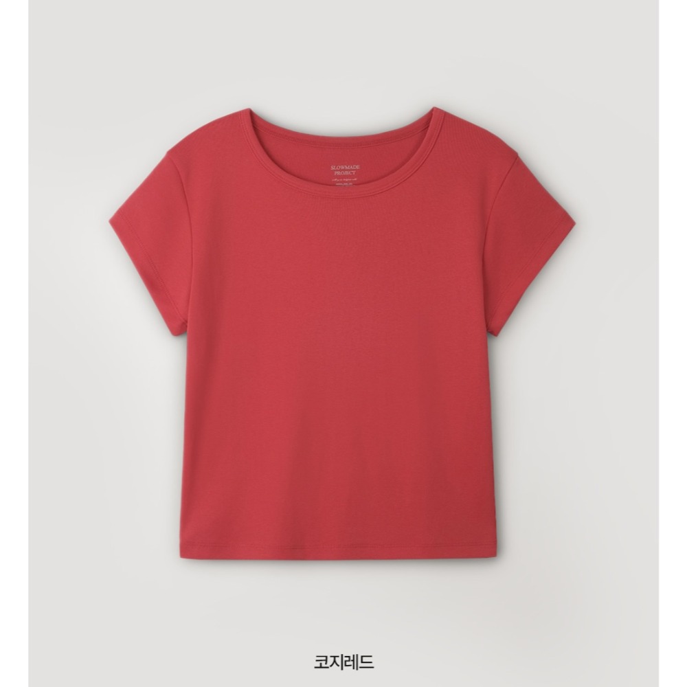 正韓製標準答案短袖上衣 tee 10色 / slowand 랄프 베이직 코튼티셔츠-規格圖11