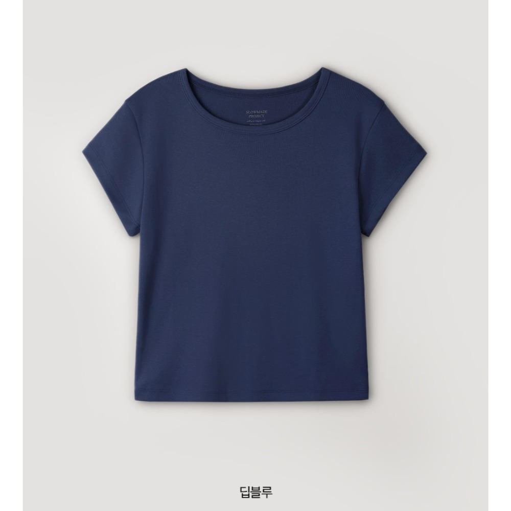 正韓製標準答案短袖上衣 tee 10色 / slowand 랄프 베이직 코튼티셔츠-規格圖11