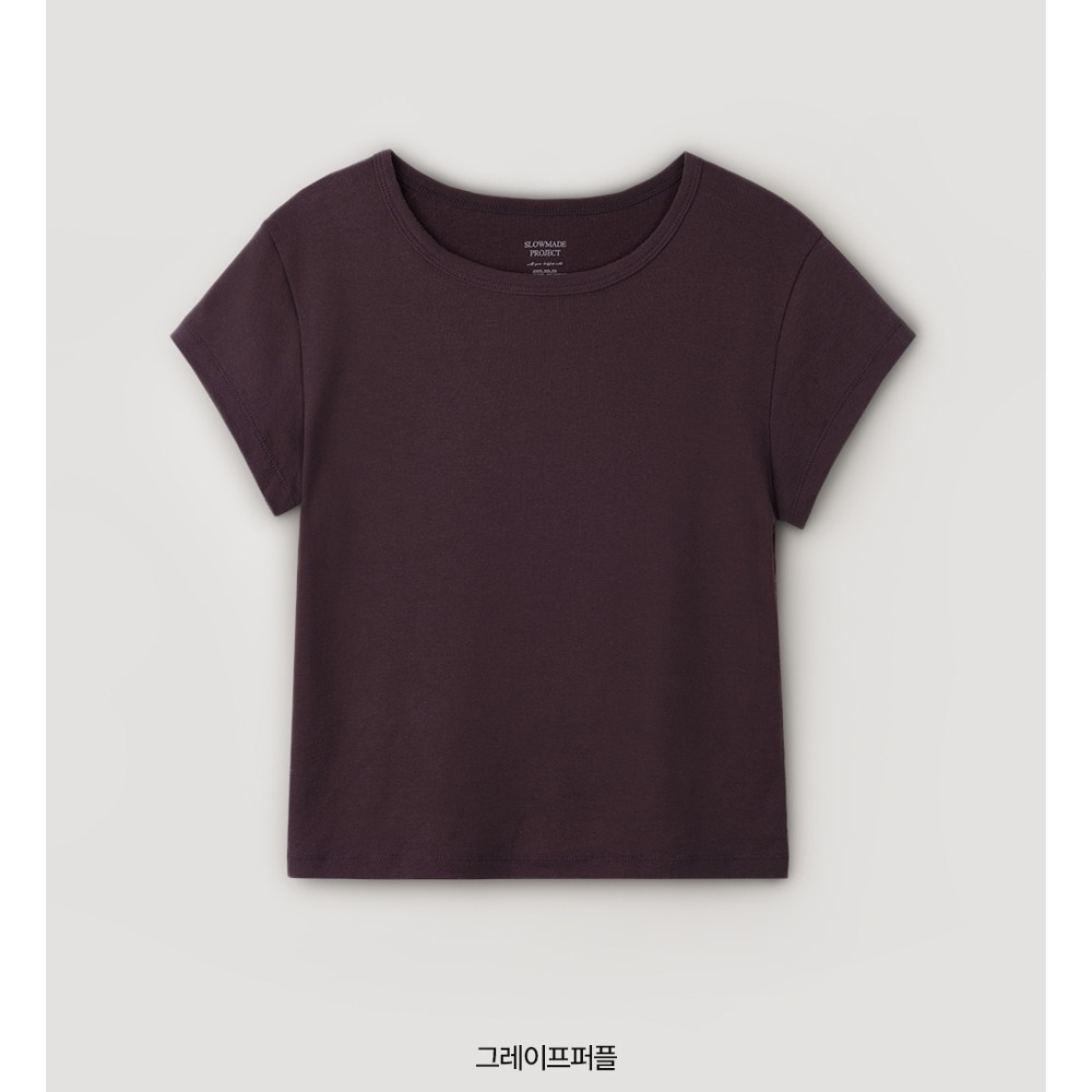 正韓製標準答案短袖上衣 tee 10色 / slowand 랄프 베이직 코튼티셔츠-規格圖11