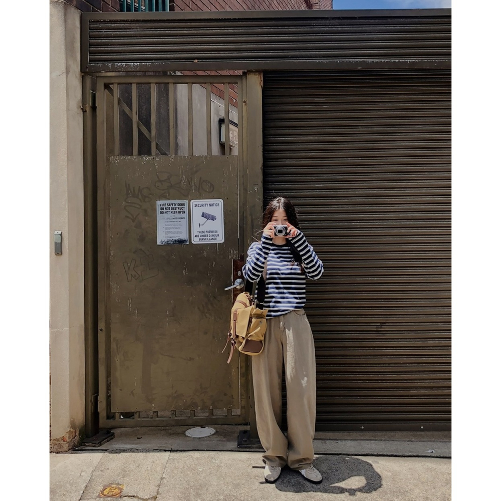 正韓製三色調條紋大學T tee 3色 / slowand 쓰리톤 스트라이프 맨투맨티셔츠-細節圖3