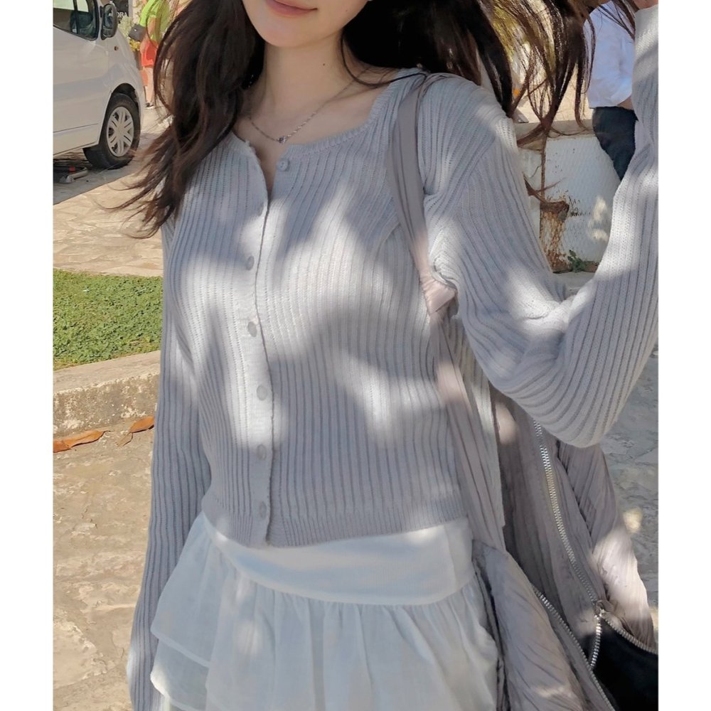 雙層疊穿荷葉邊背心 sleeveless 3色 / slowand 더블 레이어링 프릴나시-細節圖9