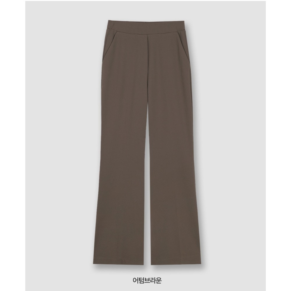 一般/夏天厚度 正韓製人生修身靴型褲 pants / slowand 마켓 세미부츠컷 트레이닝슬랙스-規格圖3