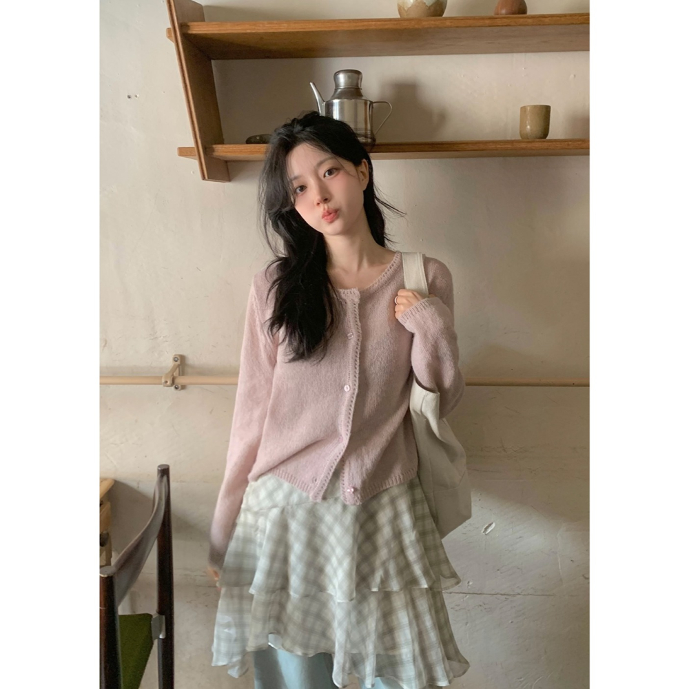 層疊雪紡細肩帶洋裝 dress / slowand 티커 쉬폰레이스 뷔스티에 원피스-細節圖11
