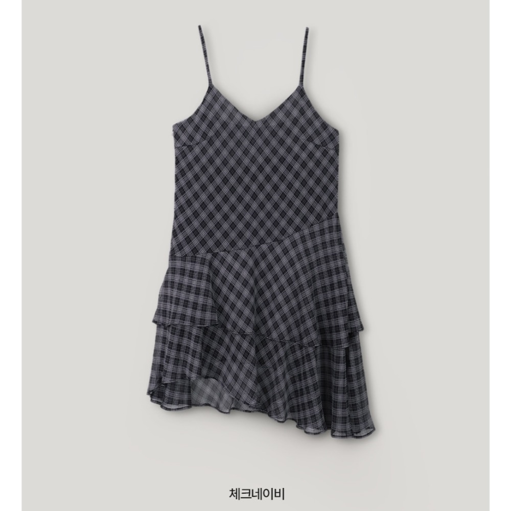層疊雪紡細肩帶洋裝 dress / slowand 티커 쉬폰레이스 뷔스티에 원피스-規格圖11