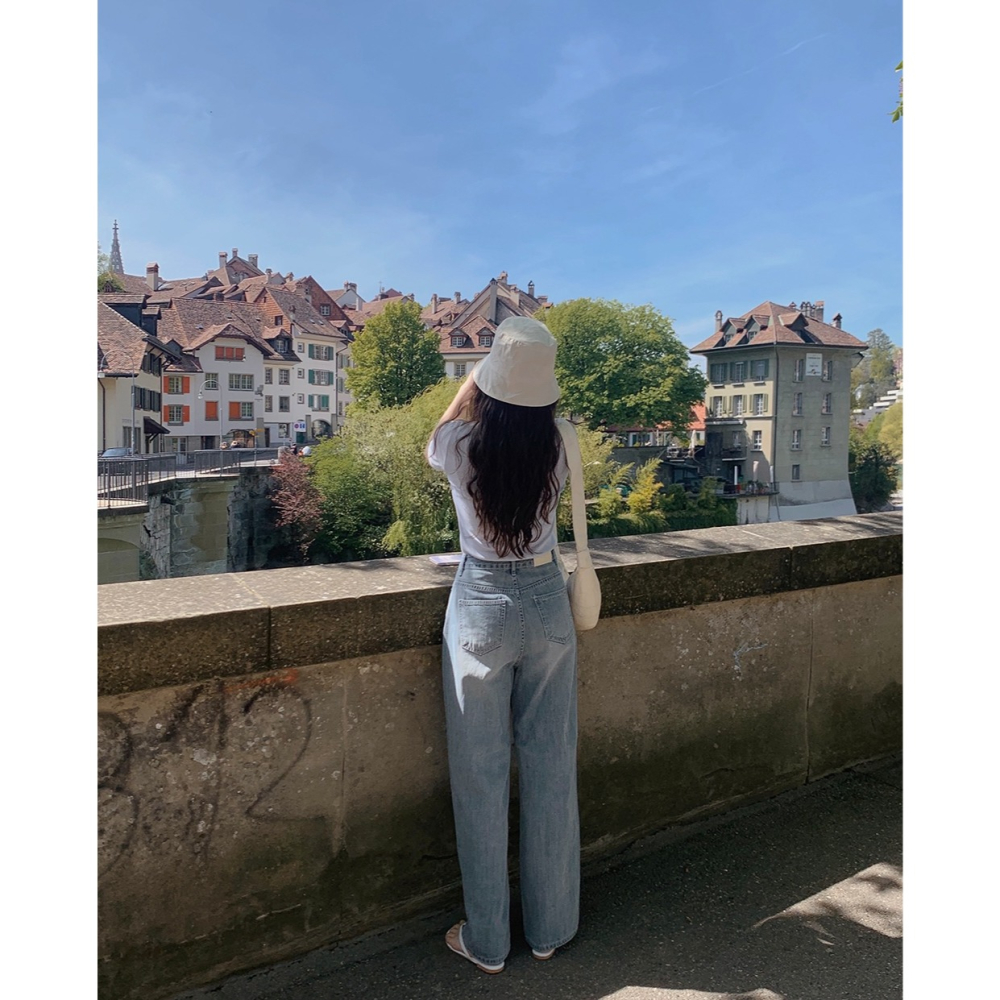 🏆No.1夏季丹寧 正韓製2種褲長薄款牛仔褲 pants 3色 / slowand 투데이 썸머라이트 데님팬츠-細節圖3