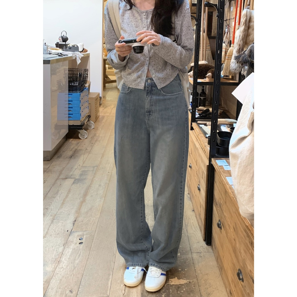 🏆No.1夏季丹寧 正韓製2種褲長薄款牛仔褲 pants 3色 / slowand 투데이 썸머라이트 데님팬츠-細節圖6