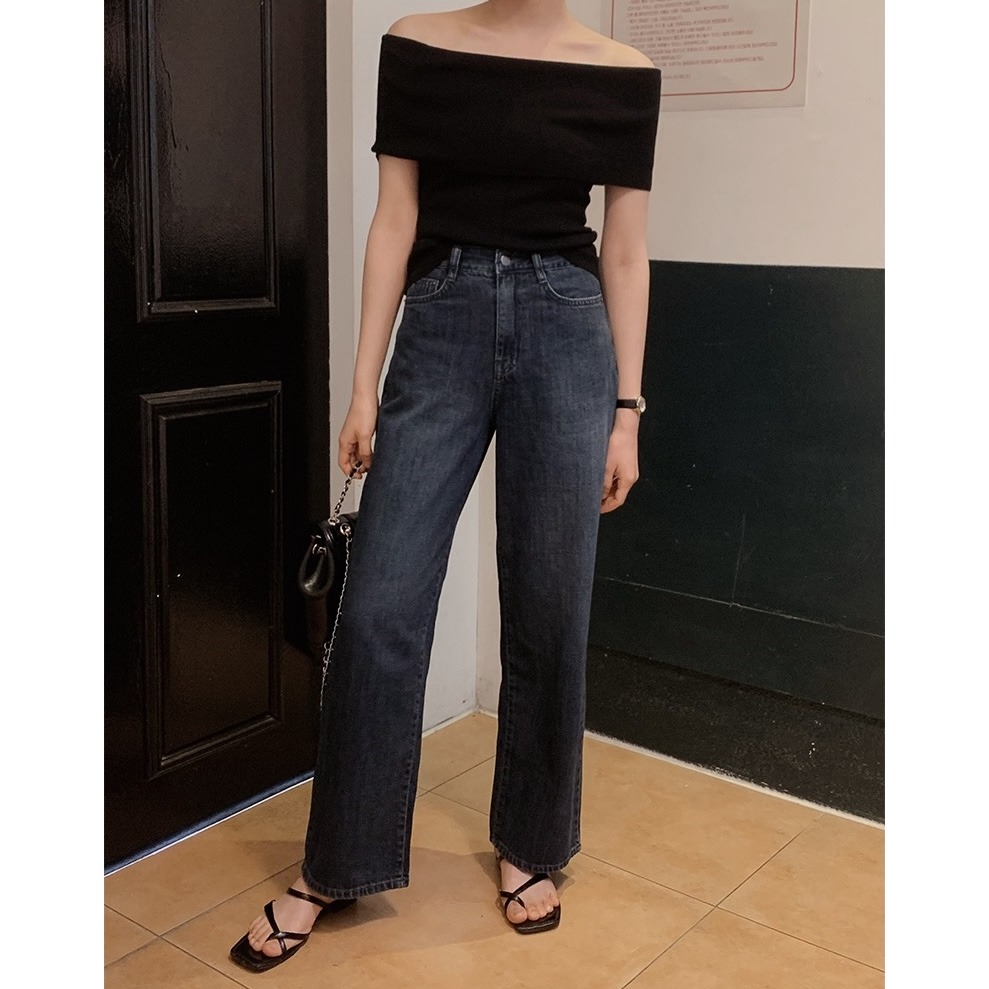 🏆No.1夏季丹寧 正韓製2種褲長薄款牛仔褲 pants 3色 / slowand 투데이 썸머라이트 데님팬츠-細節圖7