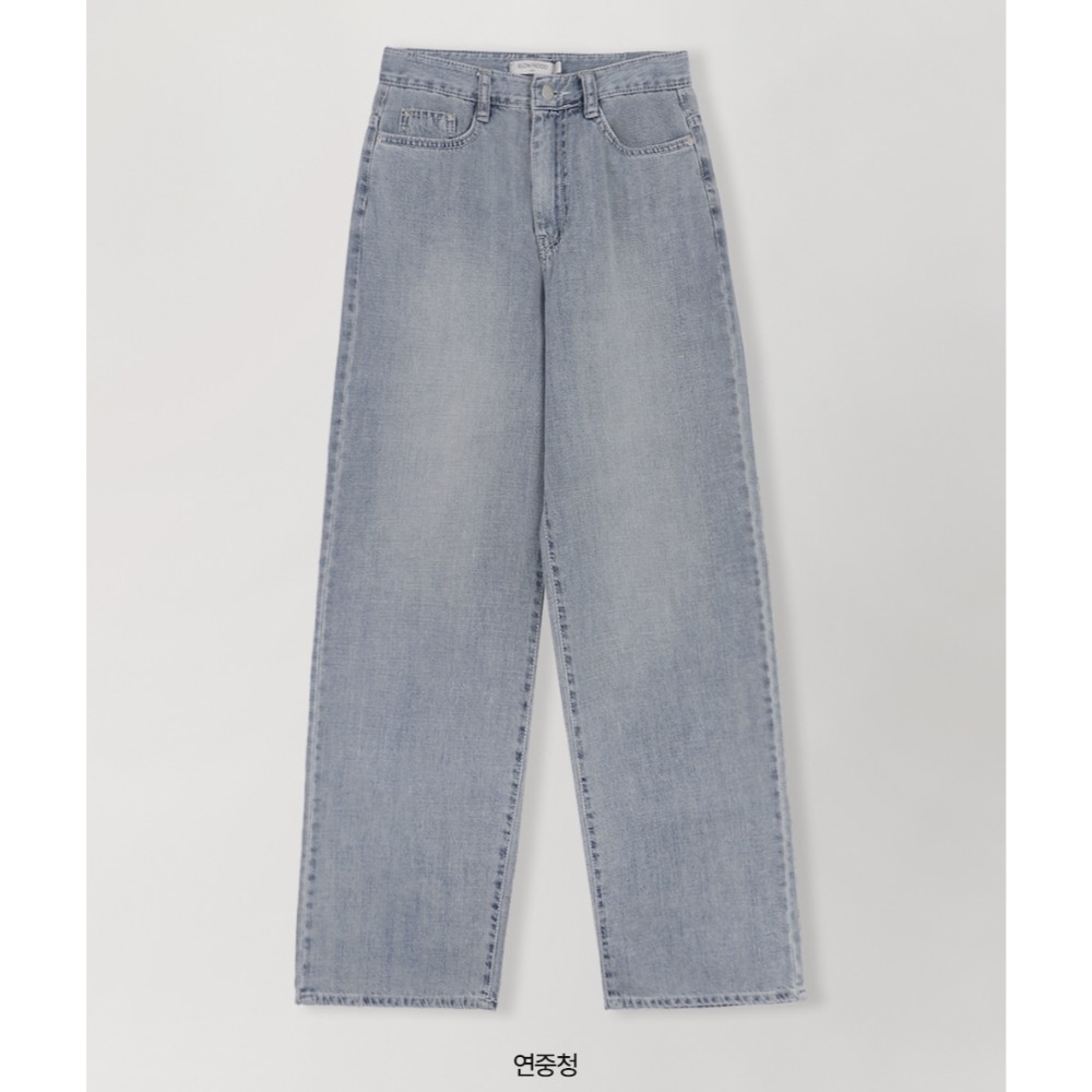 🏆No.1夏季丹寧 正韓製2種褲長薄款牛仔褲 pants 3色 / slowand 투데이 썸머라이트 데님팬츠-規格圖11