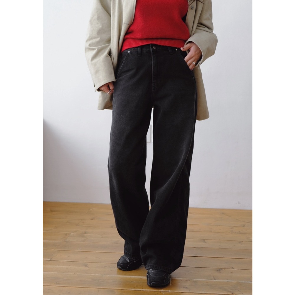 正韓製NAS寬鬆長褲 pants / slowand 나스 디테일러 와이드팬츠-細節圖9