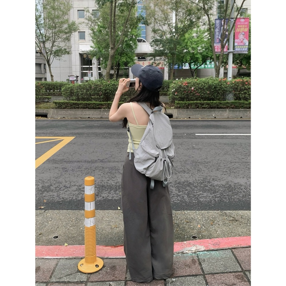 10色顯瘦美型固定胸墊背心 bra top / slowand 비프리 컬러핏 캡내장 슬리브리스-細節圖7