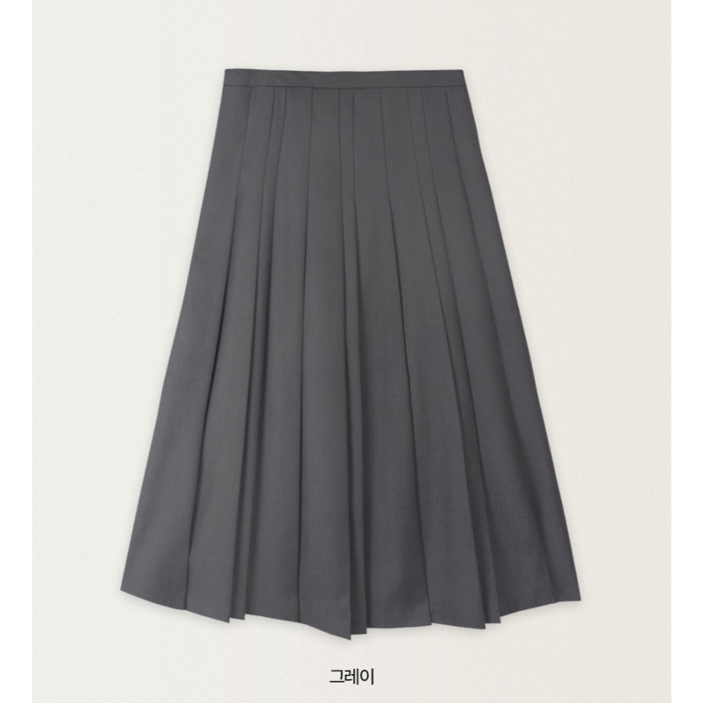 10週年特價🌙 2種裙長 雙層細節百褶裙 skirt / slowand 프리미엄 겹플리츠 디테일스커트-規格圖11