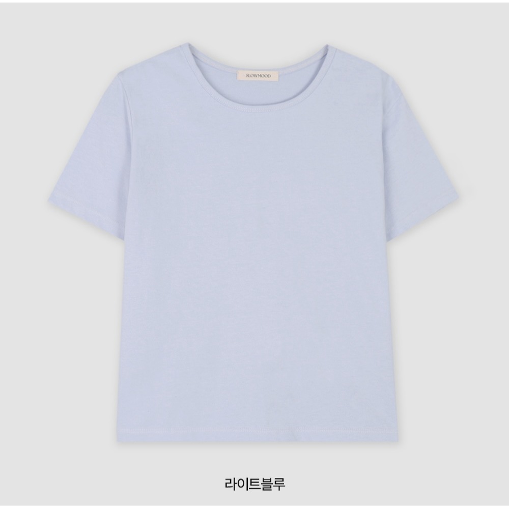 2種版型 正韓製slow人生短T 7色 / slowand 솔트 클린 반팔티셔츠-規格圖11