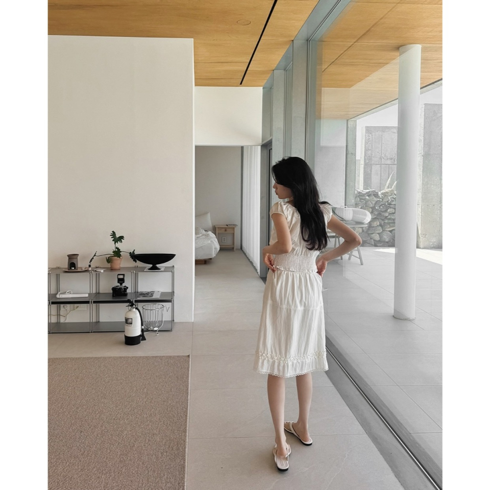 Monde 荷葉邊中長裙 skirt / slowand 몽드 프릴디테일 미디스커트-細節圖6