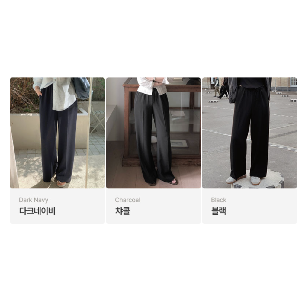 正韓製2種褲長透氣亞麻寬鬆長褲 pants 7色 /slowand 쿨썸머 린넨 트레이닝팬츠-細節圖11