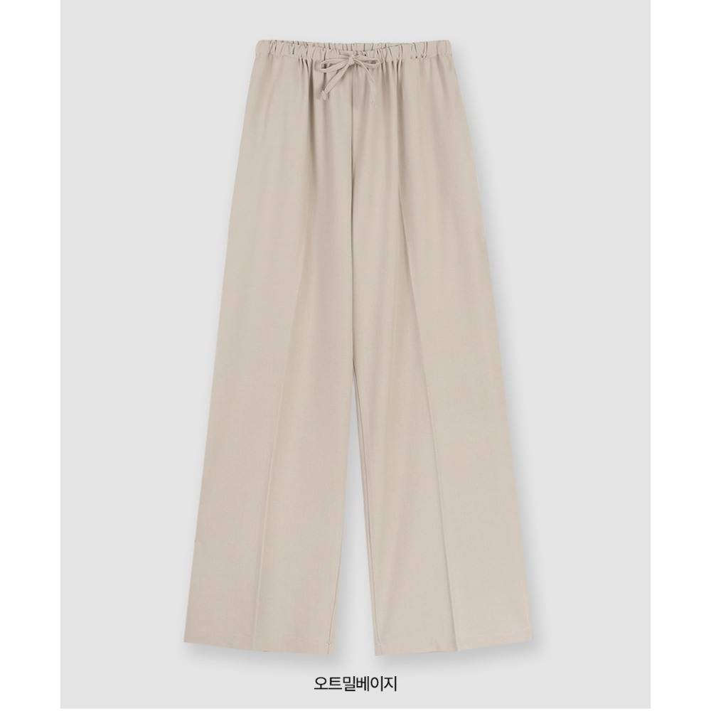 正韓製2種褲長透氣亞麻寬鬆長褲 pants 7色 /slowand 쿨썸머 린넨 트레이닝팬츠-規格圖11