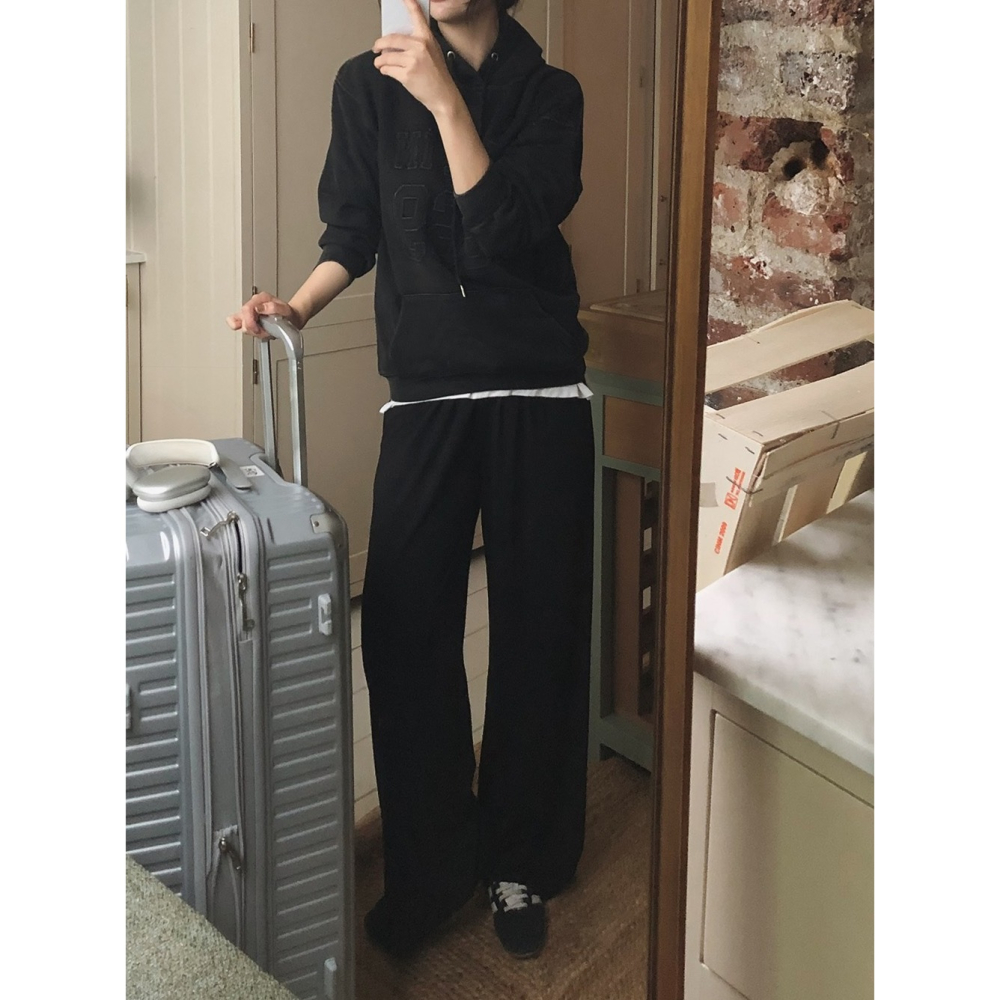 特價🌙 3種褲長Q彈寬褲超輕量運動長褲 pants / slowand 쫀득와이드 경량 트레이닝팬츠-細節圖8