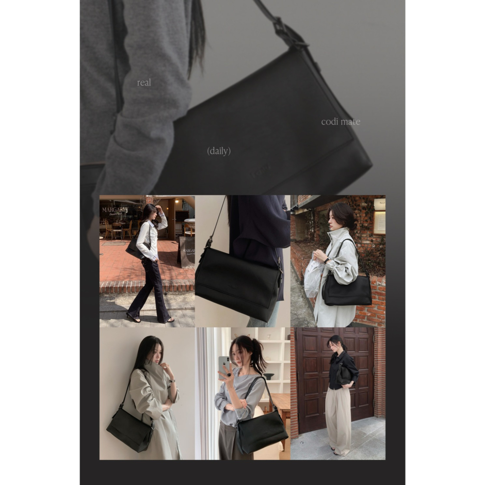 LENTO Modern & Classic Flap Leather Bag 法式經典翻蓋皮包-細節圖2