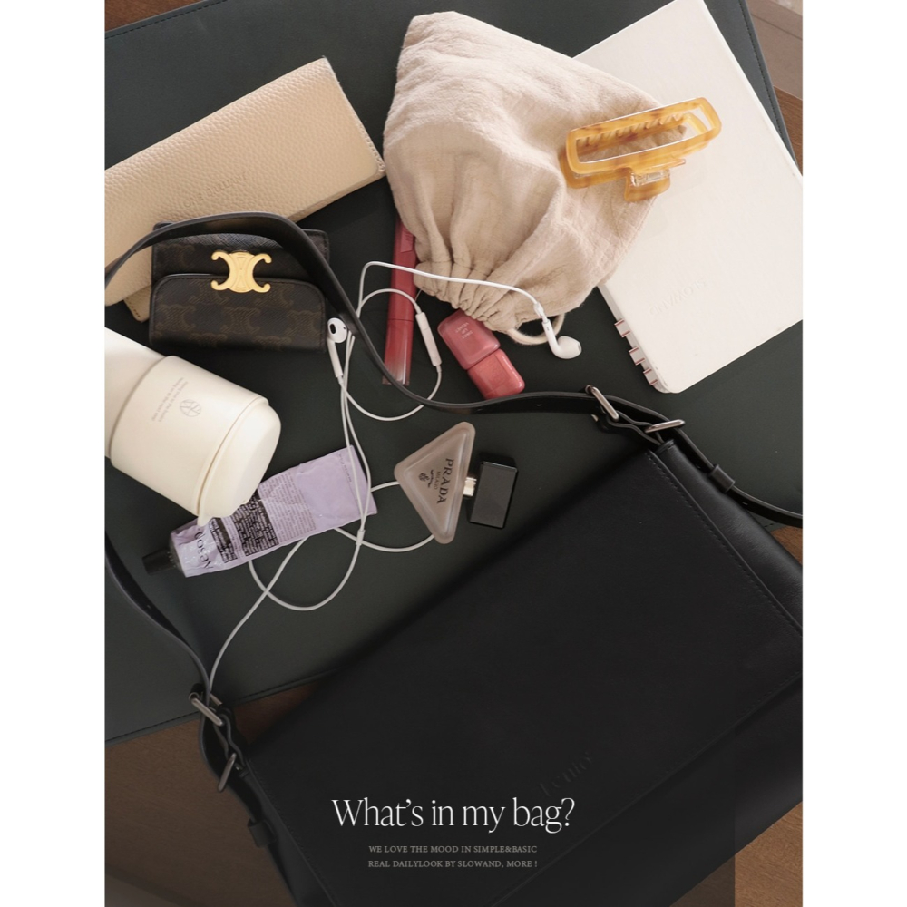 LENTO Modern & Classic Flap Leather Bag 法式經典翻蓋皮包-細節圖3