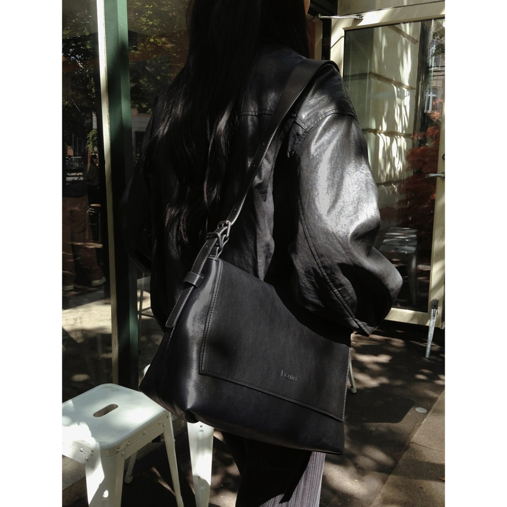 LENTO Modern & Classic Flap Leather Bag 法式經典翻蓋皮包-細節圖5