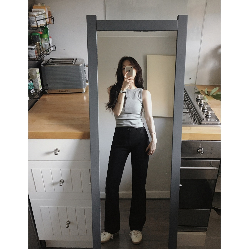 闆娘推薦 -3KG奶酪系列鬆緊腰靴型褲 pants  / slowand 치즈 세미부츠컷 올데이팬츠