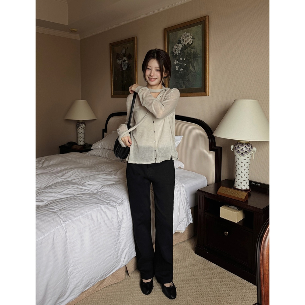 闆娘推薦 -3KG奶酪系列鬆緊腰靴型褲 pants  / slowand 치즈 세미부츠컷 올데이팬츠-細節圖10