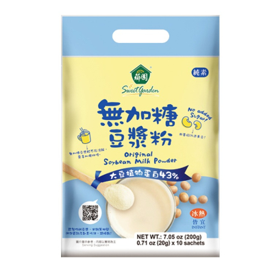 薌園 無加糖豆漿粉(20gx10入)/袋