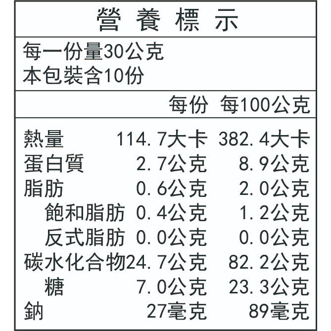 薌園 即溶山藥薏仁穀粉 (30g x 10入)/袋-細節圖2