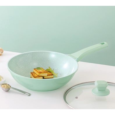 妙管家 北歐石紋不沾炒鍋(29cm)-規格圖2