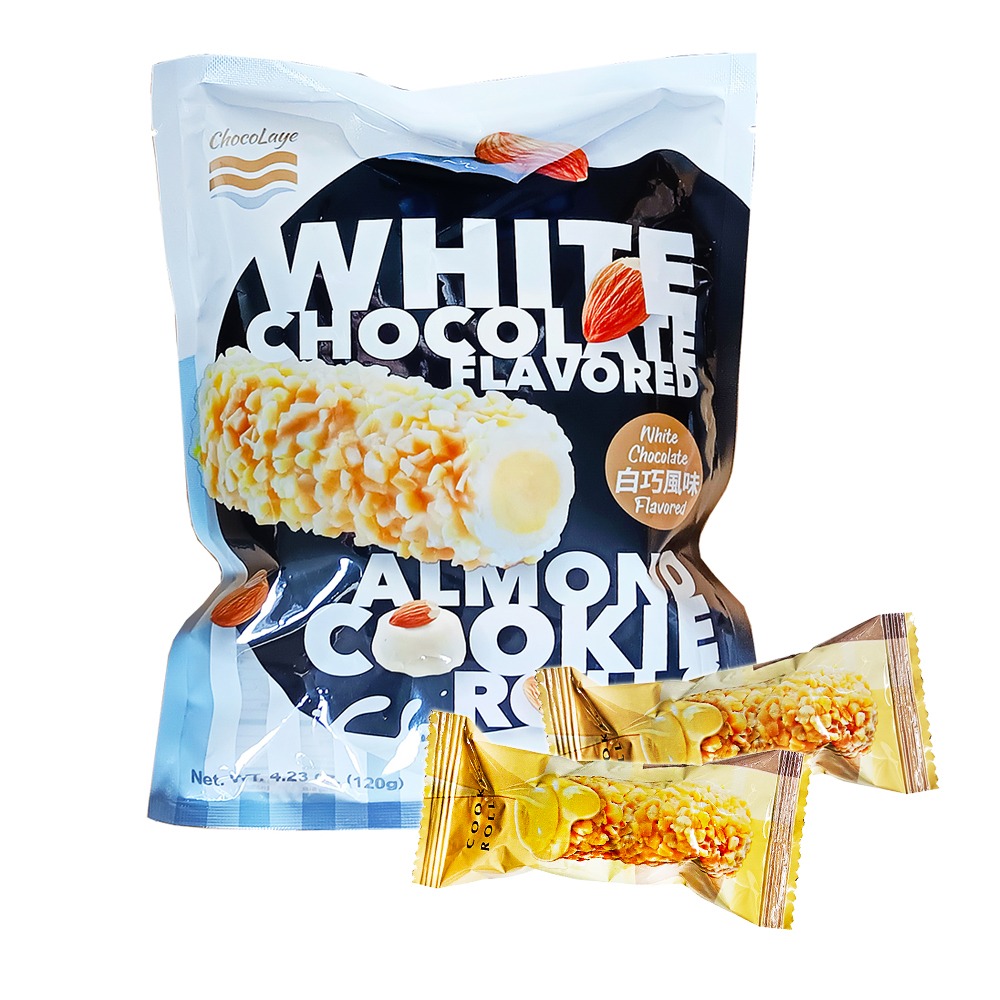 ChocoLaye 杏仁捲心酥 多層次口感的享受 白巧克力捲心酥/黑巧克力杏仁捲心酥-規格圖6