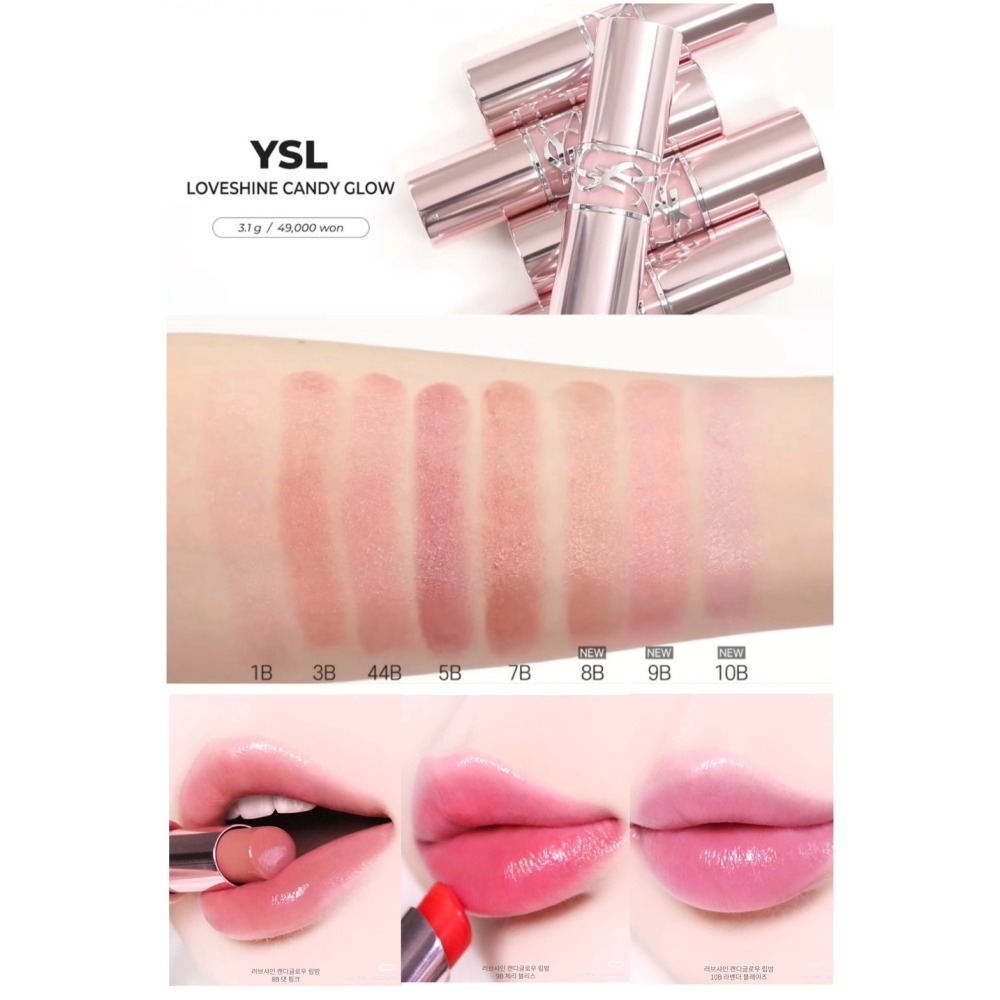 【限時購】YSL 情挑誘光潤唇膏1.6g 體驗版 國際航空版 8色任選 2入組-細節圖3