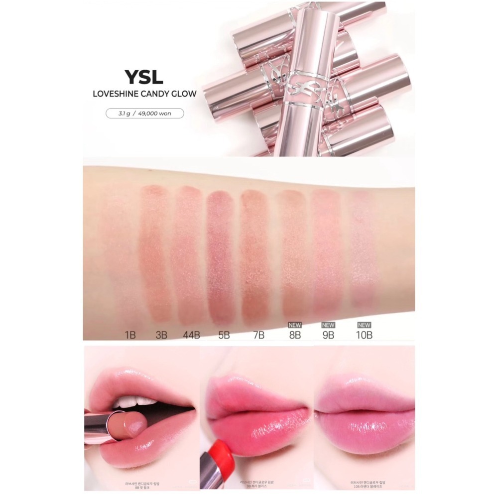 【限時購】YSL 情挑誘光潤唇膏1.6g 體驗版 國際航空版 8色任選 2入組-細節圖3