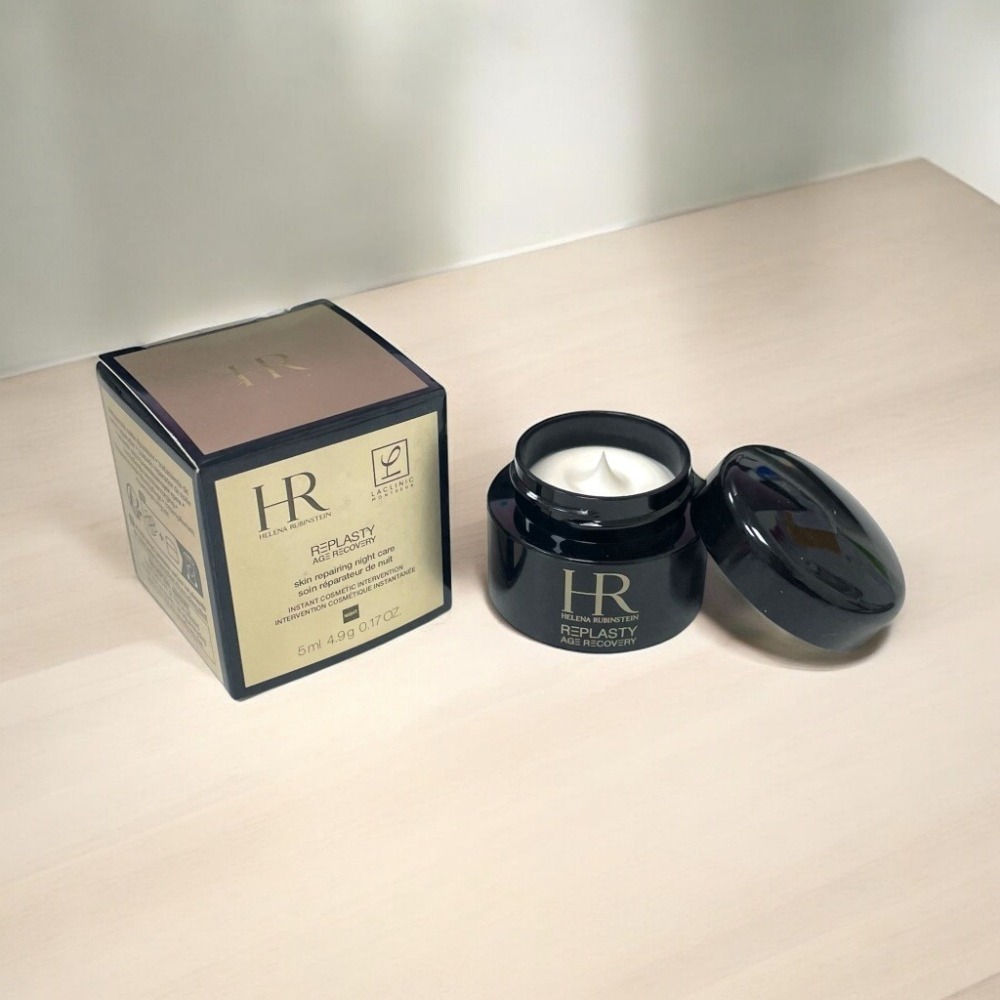 【限時購】HR赫蓮娜 頂級普拉斯鏈抗老乳霜組 黑繃帶修護乳霜5ml 晚霜+白繃帶修護乳霜5ml 日霜-細節圖3