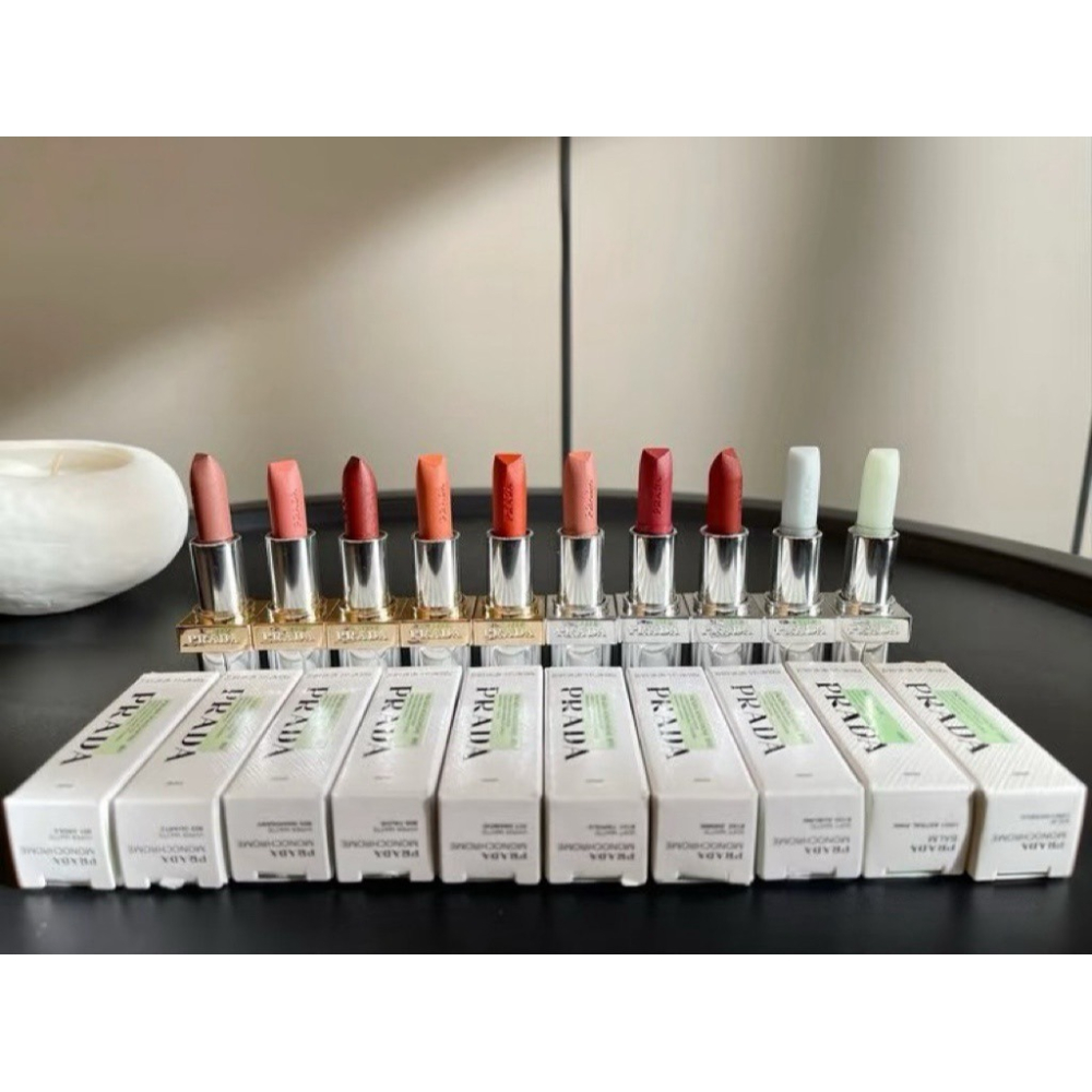 PRADA 革紋極霧/尼龍柔霧/原生稜光水唇膏 1.6g 體驗版 國際航空版-細節圖2